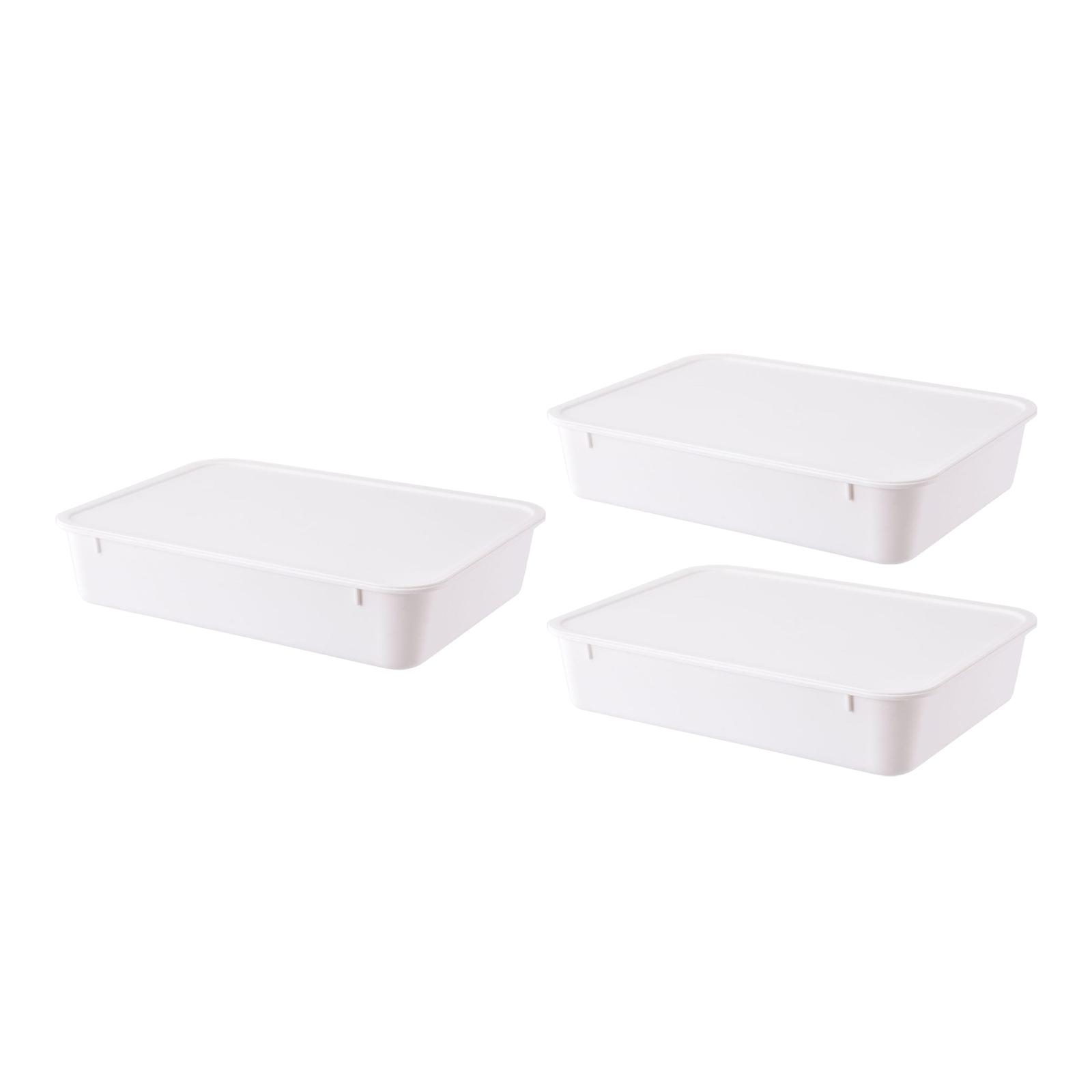 Kitchen Baking Containers - กล่องหมักแป้งพิซซ่าอเนกประสงค์ อุปกรณ์อบขนม กล่องเก็บแป้งพร้อมฝาปิด กล่องหมักขนมปังสำหรับครัวเรือน