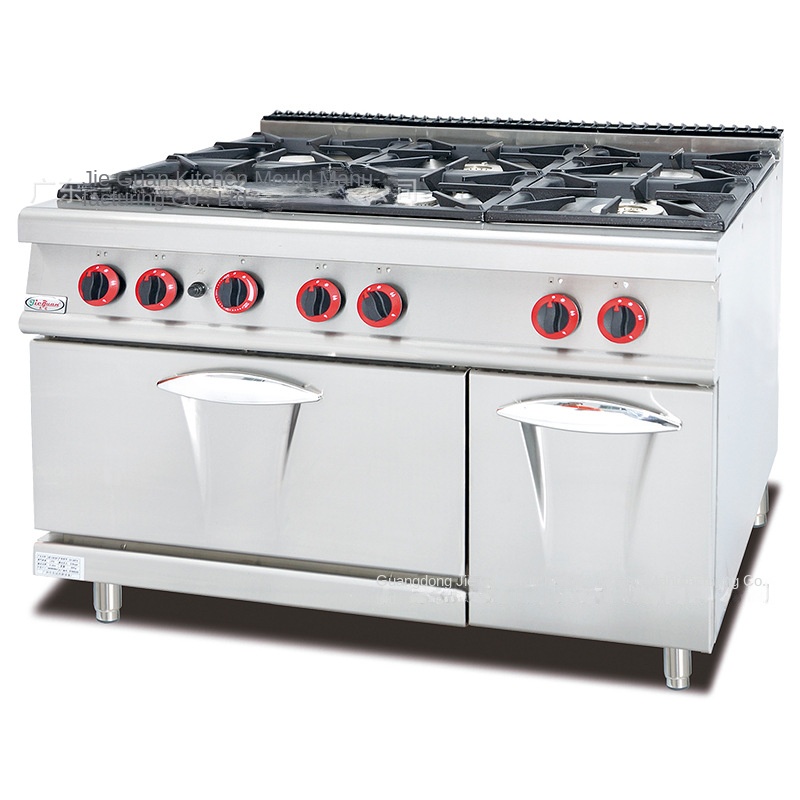 Kitchen With Baking Area - เตาแก๊สเชิงพาณิชย์ Jie Guan GH-797A แบบตั้งพื้น หัวเตา