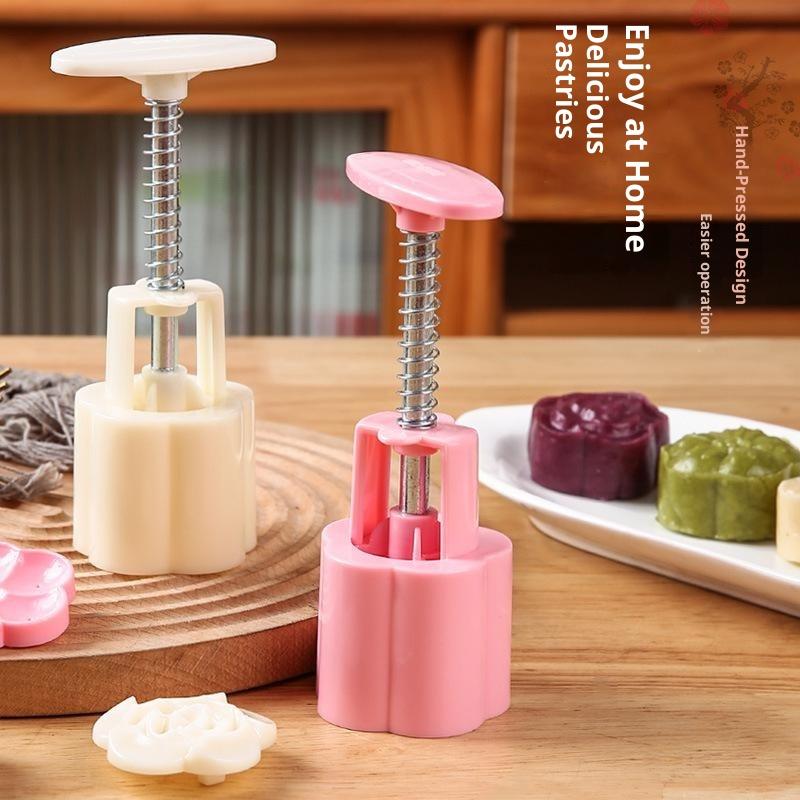 Kitchen Baking Torch - ชุดใหม่ 1 ชุด แม่พิมพ์ขนมไหว้พระจันทร์ DIY แบบกดมือ