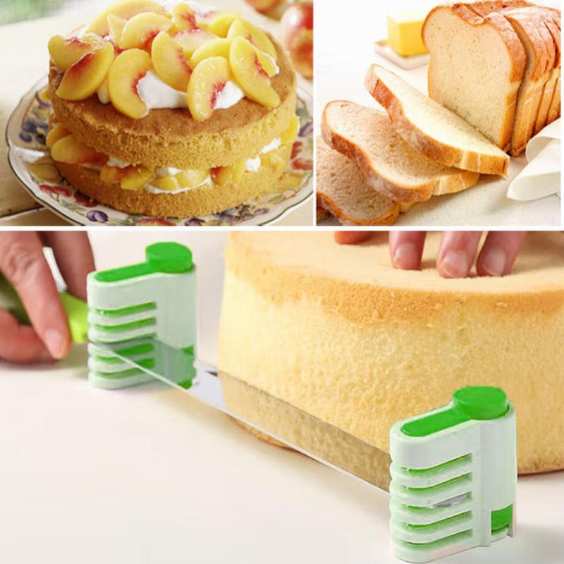 Kitchen Baking Torch - 【S】2 ชิ้น/ชุด ที่ตัดเค้ก 5 ชั้น ปรับระดับได้