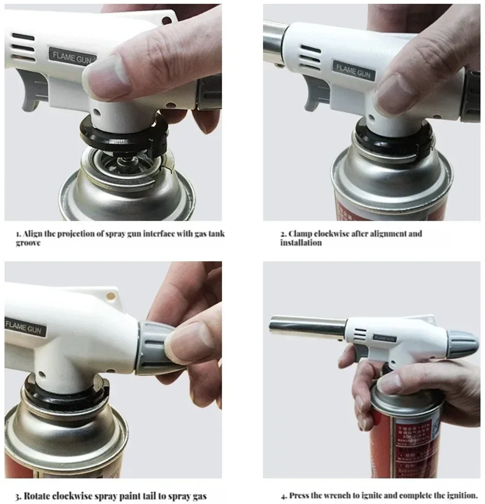 เครื่องจุดไฟสำหรับเตาบาร์บีคิว - Kitchen Baking Torch บทวิจารณ์และราคา