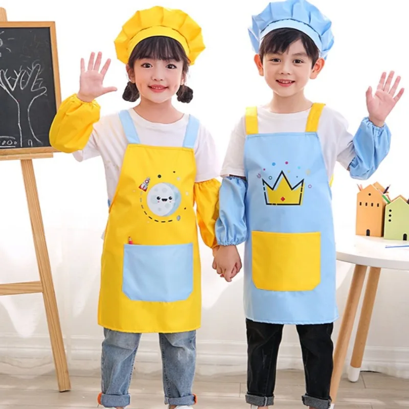 ชุดผ้ากันเปื้อนเด็ก 3 ชิ้น สำห - Kitchen Baking Drawing บทวิจารณ์และราคา