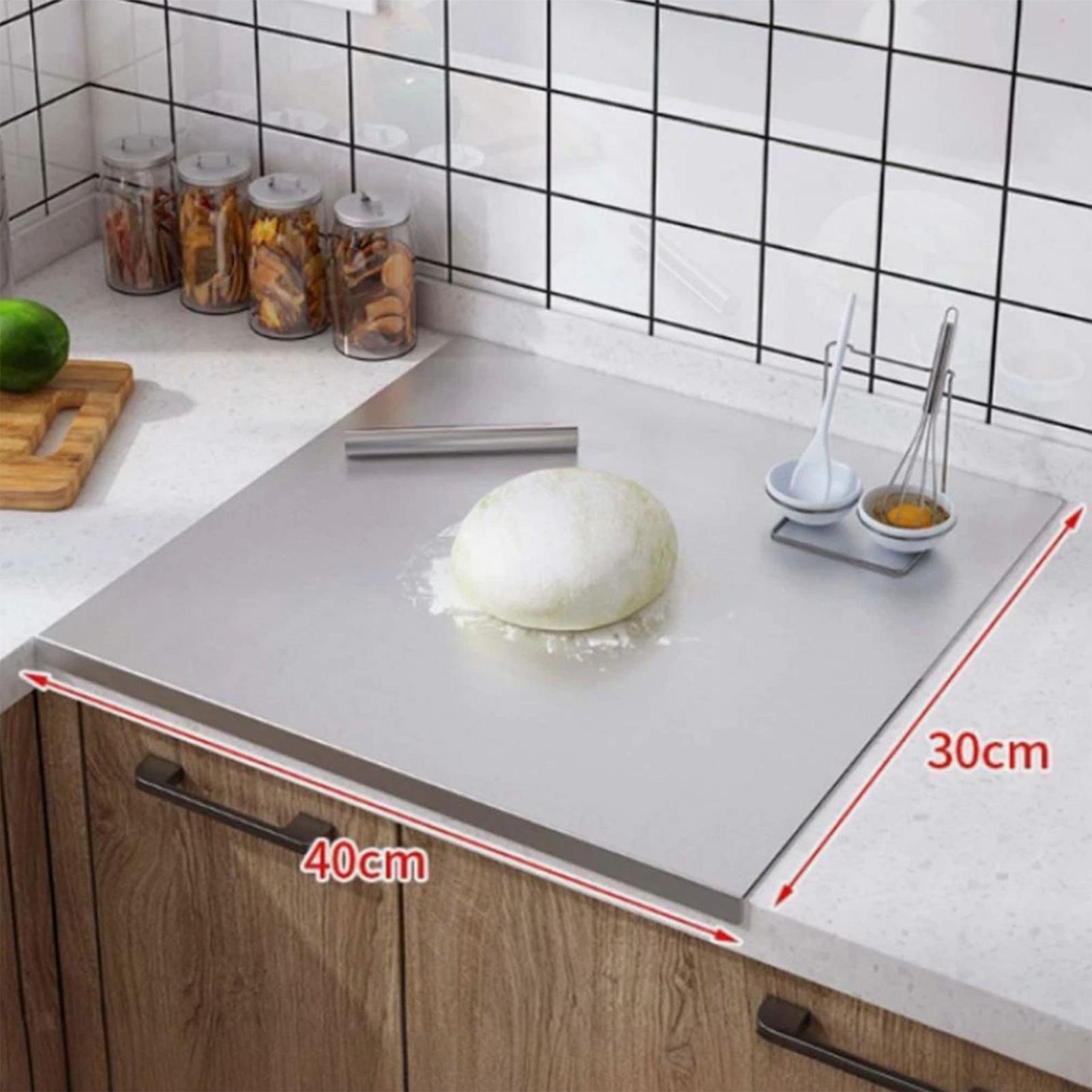 เขียงสแตนเลสแบบไม่ติดกระทะสองด - Kitchen With Baking Area บทวิจารณ์และราคา