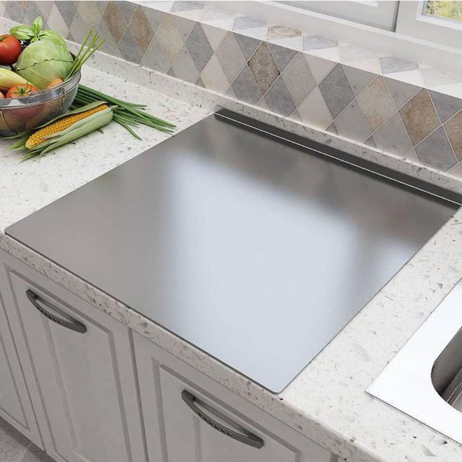 เขียงสแตนเลสแบบไม่ติดกระทะสองด - Kitchen With Baking Area บทวิจารณ์และราคา