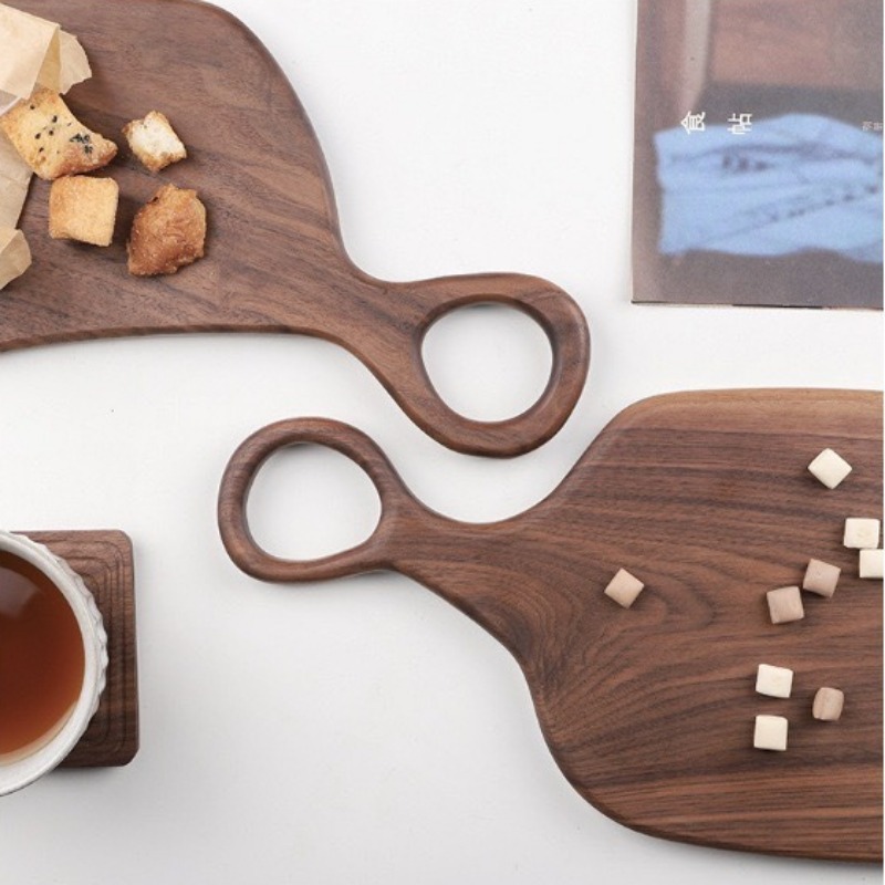 เขียงไม้แบล็ควอลนัทแท้ ถาดไม้  - Kitchen With Baking Area บทวิจารณ์และราคา