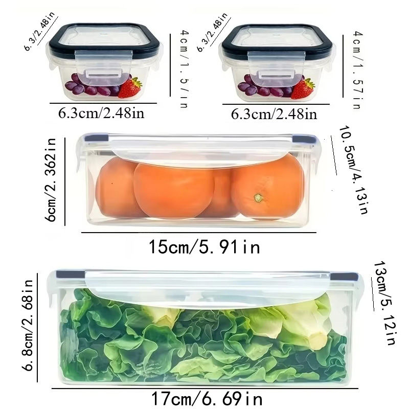 ชุด 8 ชิ้น ประกอบด้วย 4 กล่องแ - Kitchen Zo บทวิจารณ์และราคา
