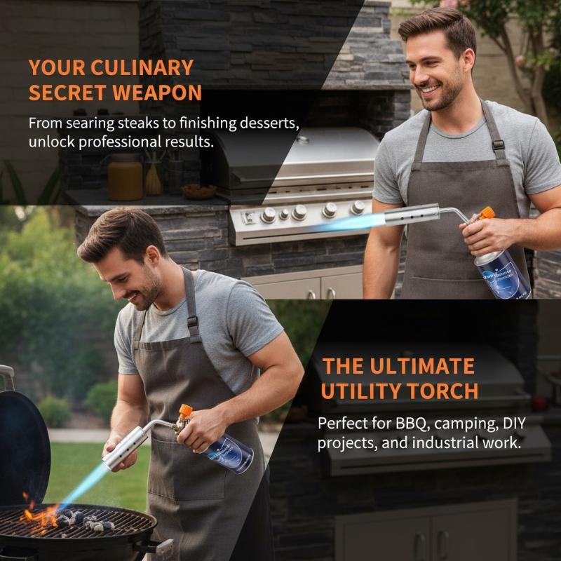 เตาแก๊สบิวเทนแบบปรับได้ สำหรับ - Kitchen Baking Torch บทวิจารณ์และราคา