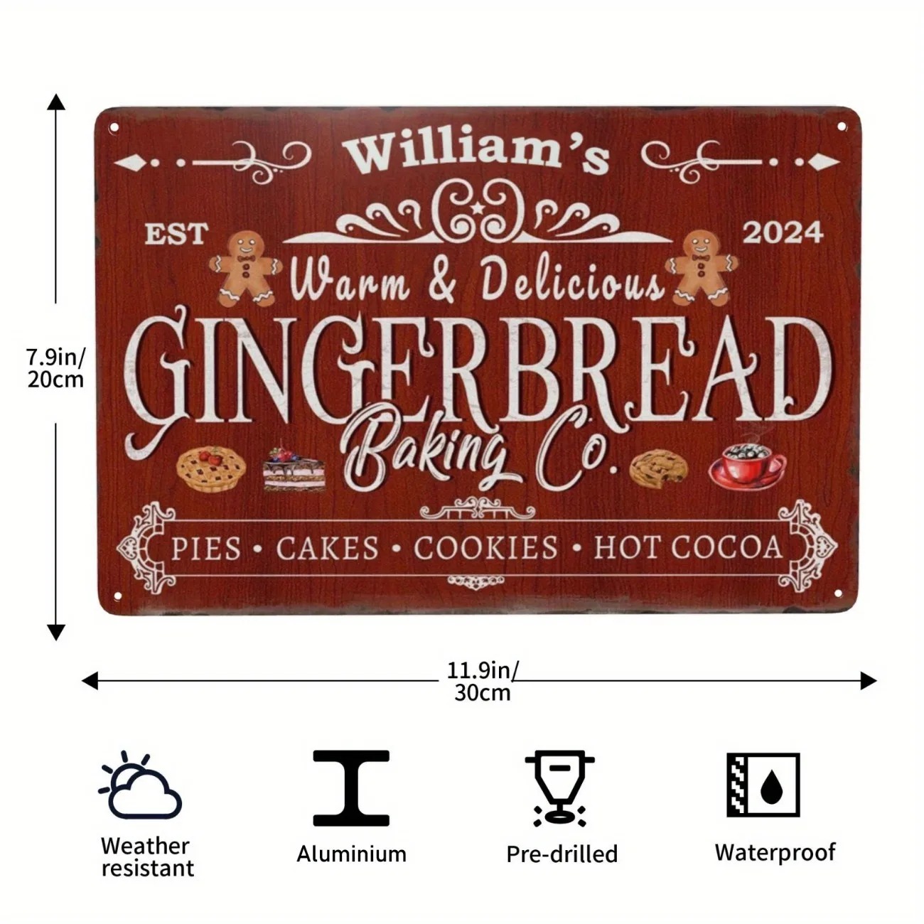 ป้ายอะลูมิเนียมตกแต่งครัวลายขน - Kitchen With Baking Area บทวิจารณ์และราคา