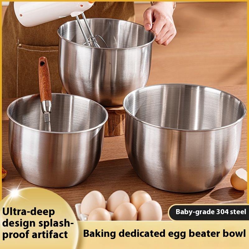 1 ชิ้น ชามผสมสแตนเลสสำหรับทำอา - Kitchen Baking Containers บทวิจารณ์และราคา
