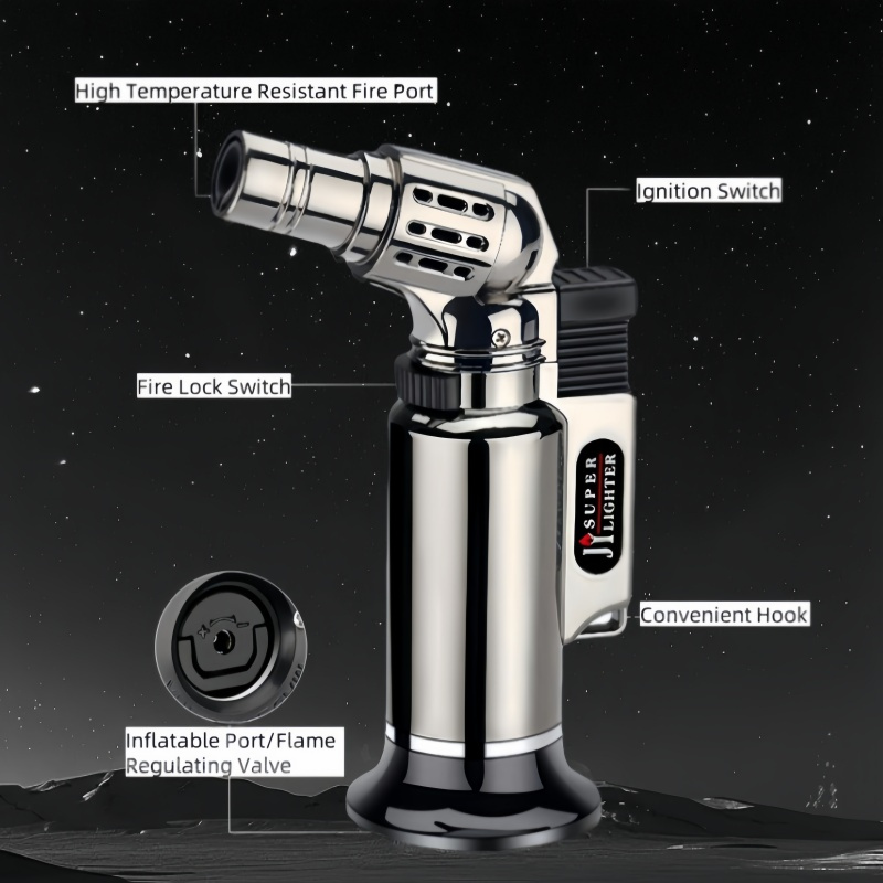 ไฟแช็คแก๊สแบบพกพา ทนลม ใช้แก๊ส - Kitchen Baking Torch บทวิจารณ์และราคา