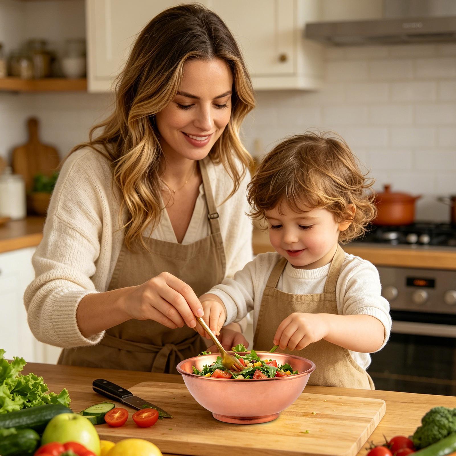 ชามทองแดงขนาดใหญ่ ภาชนะเก็บของ - Kitchen Baking Containers บทวิจารณ์และราคา