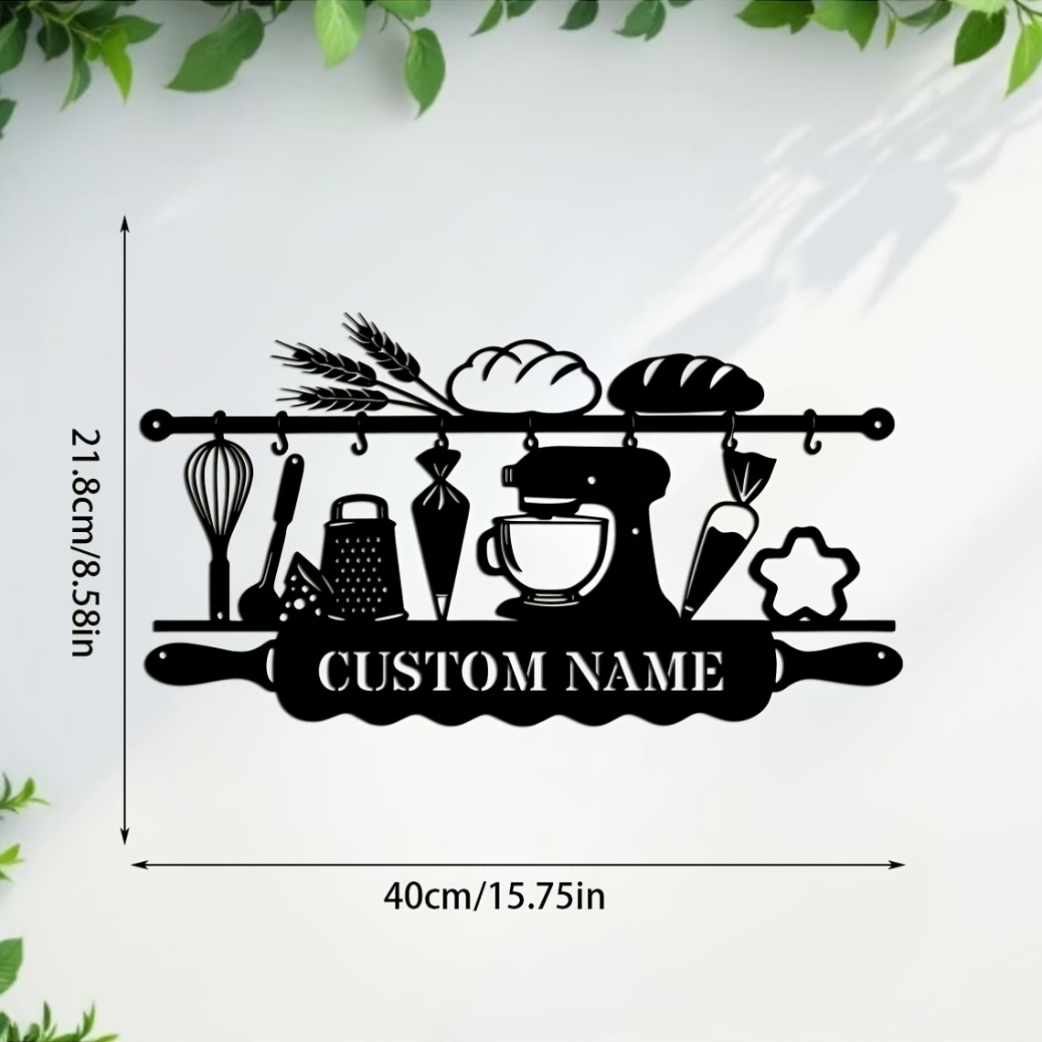 งานศิลปะติดผนังเหล็กสำหรับห้อง - Kitchen With Baking Area บทวิจารณ์และราคา