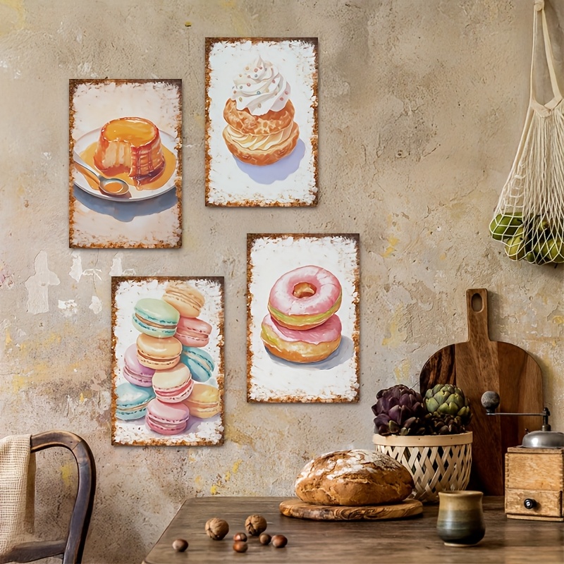 ป้ายตกแต่งผนังรูปขนมหวาน 2 มิต - Kitchen Baking Wall Art บทวิจารณ์และราคา