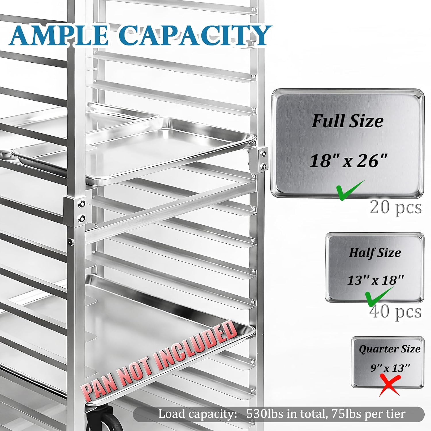ชั้นวางถาดสแตนเลส 20 ชั้น พร้อ - Kitchen Baking Rack บทวิจารณ์และราคา