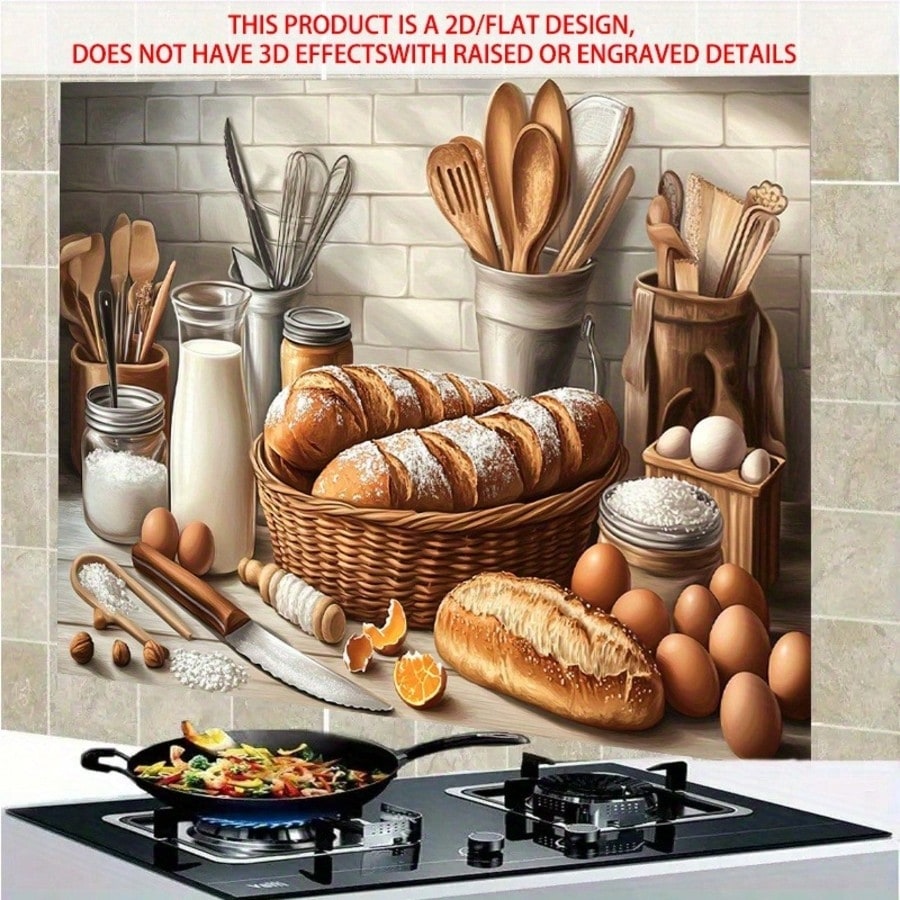 สติ๊กเกอร์ติดผนัง PVC ลายเบเกอ - Kitchen Baking Wall Art บทวิจารณ์และราคา