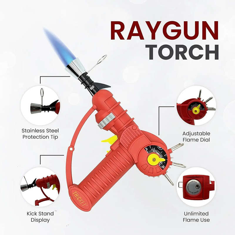 ไฟแช็คจุดซิการ์แบบพ่นไฟแรง ทนล - Kitchen Baking Torch บทวิจารณ์และราคา